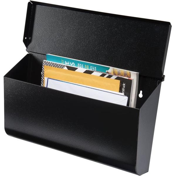 Mail Box Post Wall Mount Locking Mailbox with Code Lock Large Capacity Letterbox with House Numbers