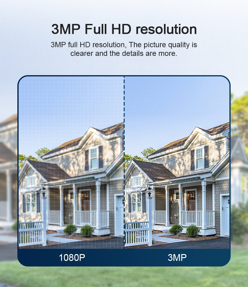 3mp Hd Two Way Audio Automatic Tracking Remote Control Indoor PTZ Security Camera Smart Wifi Camera