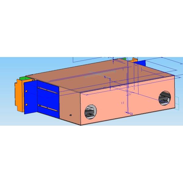 144 Port 2U Fiber Optic Cable Patch Panel With 19/23 Inch Mounting Brackets