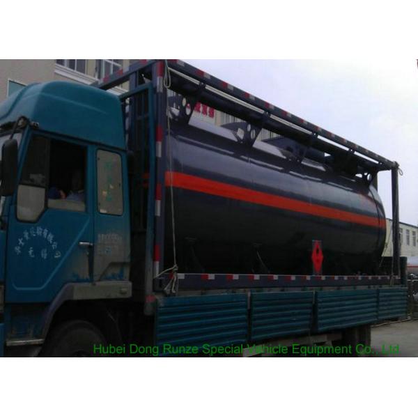 316 Stainless Steel ISO Tank Container 20 FT For Hazardous Liquids Road transport