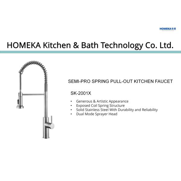 Extendable Automatic Sensor Kitchen Faucet