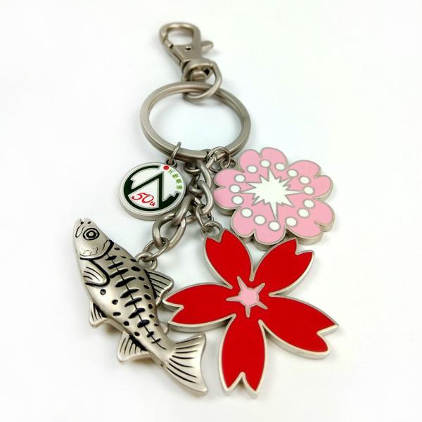 Quality Zinc Alloy Die Casting Custom Keychains With Soft Enameled for sale