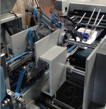 Automatic Folder Gluer for 4 corner / 6 corner box with Crash bottom and Pre folding width 880mm