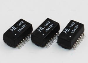 China Black Color Gigabit Ethernet Transformer One Port Filter With 16 Pins on sale