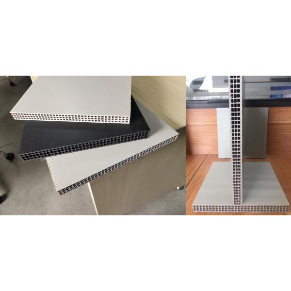 PP Polyethylene Hollow Profile Production Machine PP Plastic Building Template Extrusion Line