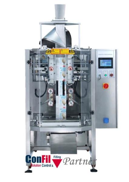 Quality 50bpm Quad Seal Vertical Form Fill Seal Machine For Max Bag Width 250mm for sale