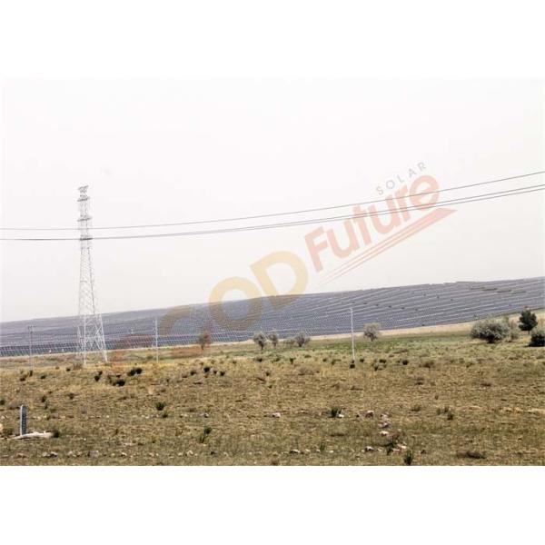 Backtracking 1500V Horizontal Single Axis Solar Tracker 40m/S