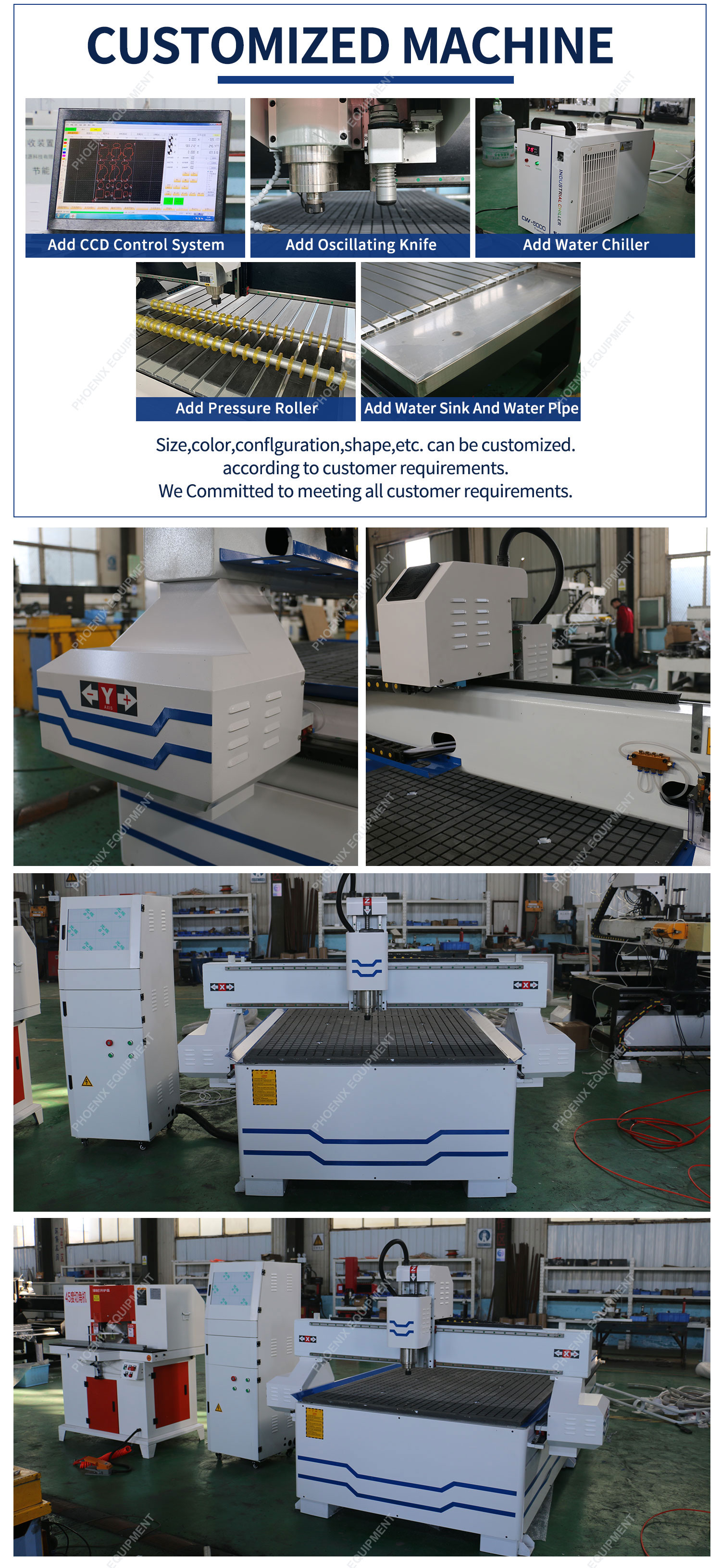PM1325 CNC Woodworking Advertising Carving Machine with 0.02mm Positioning Accuracy