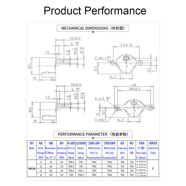Faradyi Best Price 24Byj48 High Torque Efficient Quiet Waterproof Micro Dc Stepper Motor For Doorlock 3D Printer