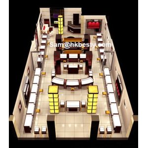 China dongguan manufacturers design jewelry display cabinet glass display showcase on sale