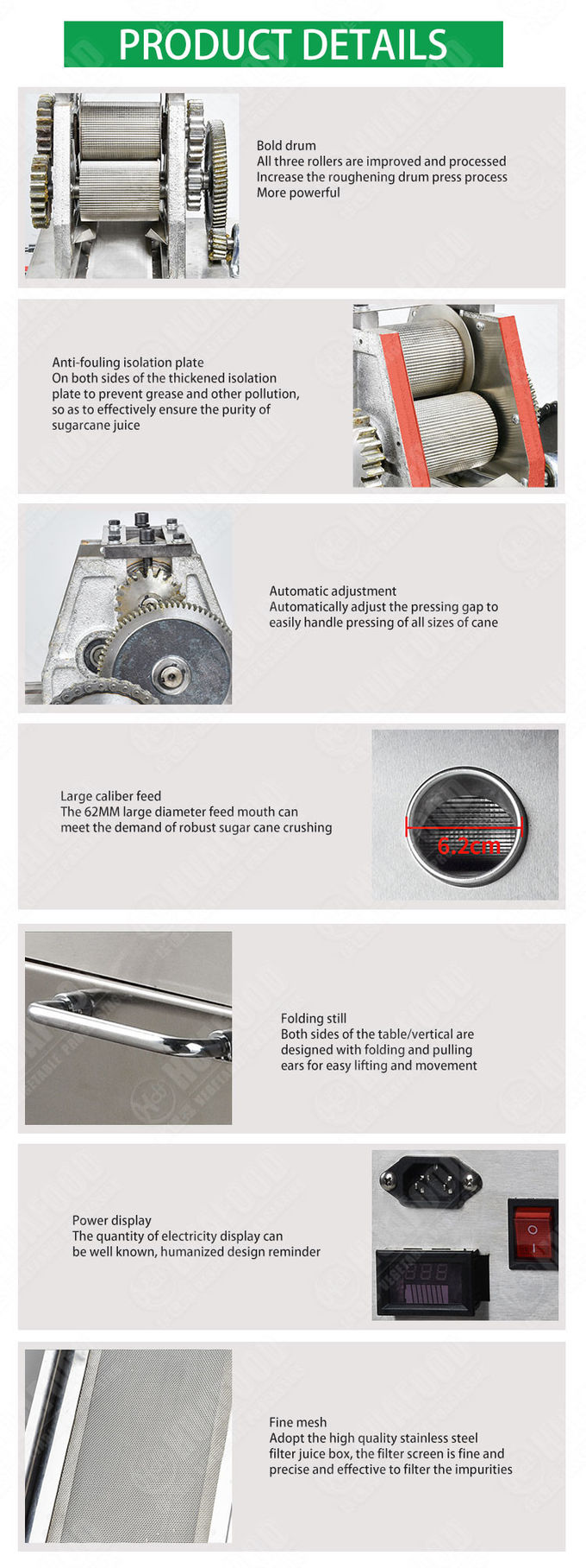 High Capability Inexpensive Sugarcane Juicer Machine Sugar Cane Juice Making Machine Price