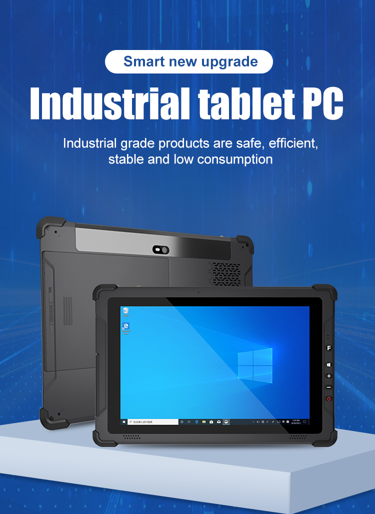 Capacitive Screen 10 inch Industrial Tablet with IP65 Waterproof and Rear 8.0MP Camera