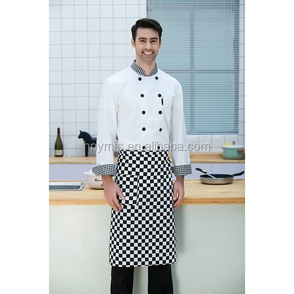 Customized White Chef Cook Uniform Hotel Kitchen short sleeve topspants uniform