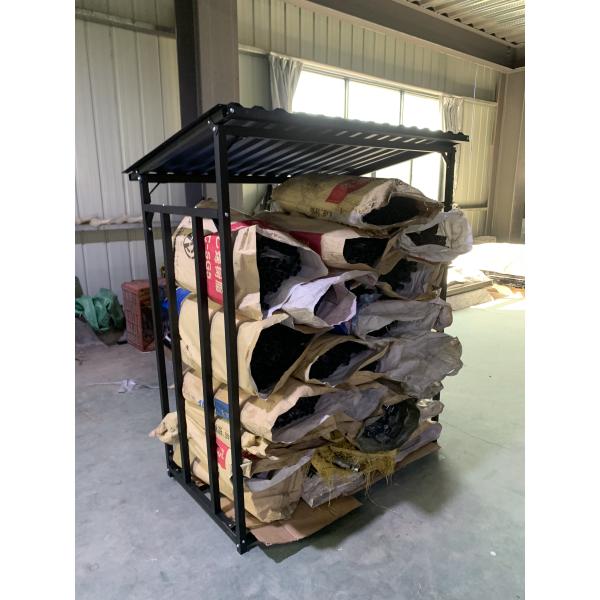 Indoor outdoor durable firewood holder accessories vertical wrought iron portable firewood log rack stand with cover