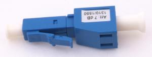 Blue LC Fiber Attenuator For Testing Equipment , Fixed Optical Attenuator 7 DB 10 DB