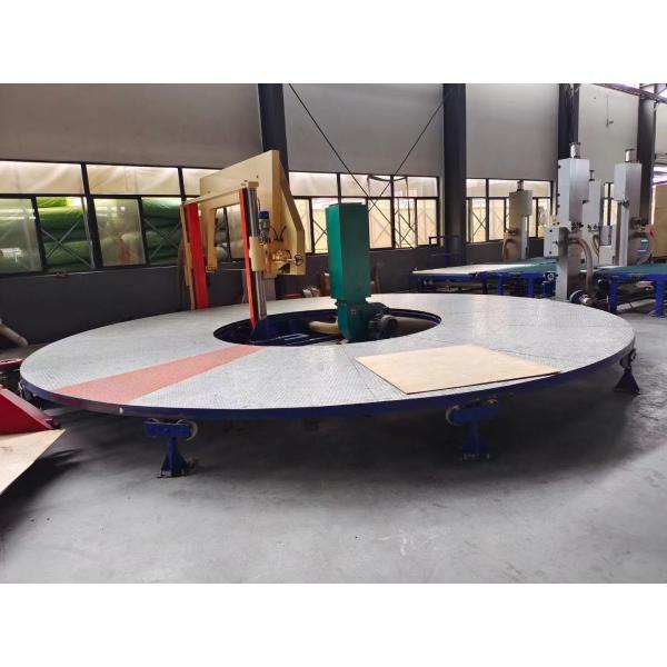 Accurate Horizontal Carousel Foam Cutting Machine Flat Foam Slitting Machine