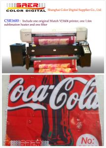 China Mutoh Vj 1604 Sublimation Printer For Flag Curtain and Table Fabric Printing wholesale