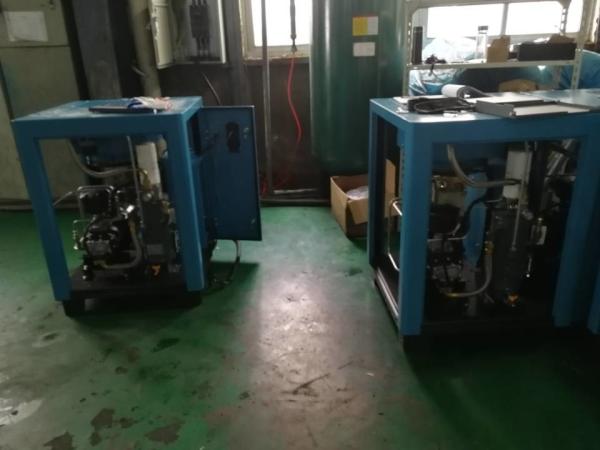 Quality Low Noise Industrial Screw Compressor With Vector Frequency Converter for sale