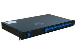 China Fiber Optic 4ch 8ch Dwdm Mux Demux Module With Itu 100ghz Grid , Fiber Optic Multiplexer wholesale