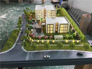 China 3d Residence Real Estate Model , Miniature Building Model With Trees Material on sale