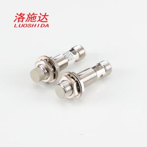 China 24VDC Cylindrical Inductive Proximity Sensor 3 Wire M12 Brass Shorter Body With M12 Plug Type wholesale