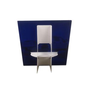 Custom Paper Display Printed Cardboard Display Stand With Back Frame