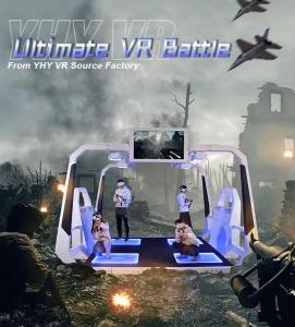 China Interactive 9D VR 4 Players Shooting Game Simulator Immersive Experience wholesale