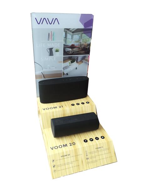 Quality Supermarket Counter Speaker Display Stands Multipurpose 2 Layers for sale
