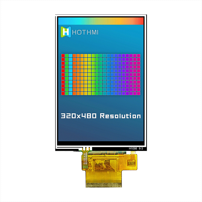 Practical 3.3V 3.5" TFT LCD Module , 45PIN Capacitive LCD Display TFT-H035A5HVTST2R45