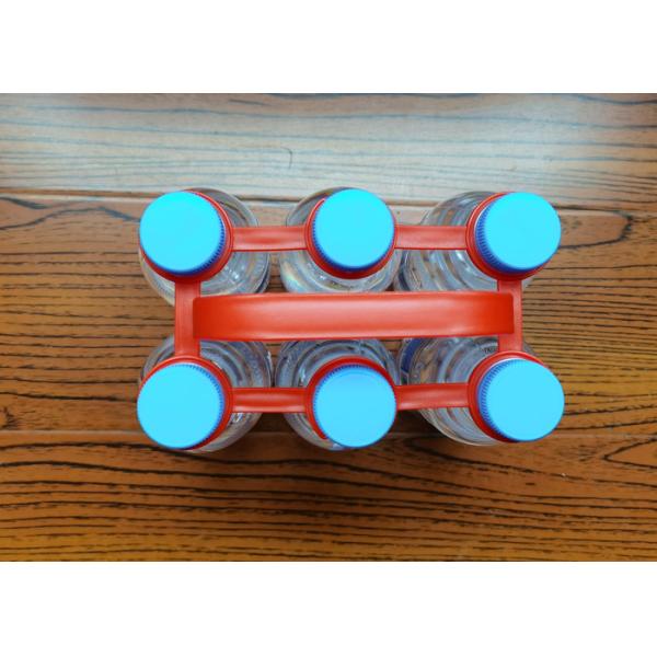 HDPE Plastic 6 Pack Bottle Holder Plastic Milk Bottle Carrier Durable