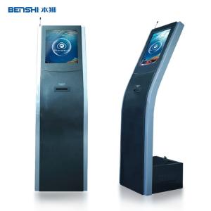 China Wireless Queue Management Kiosk Touch Screen Bank Queue Ticket Dispenser on sale