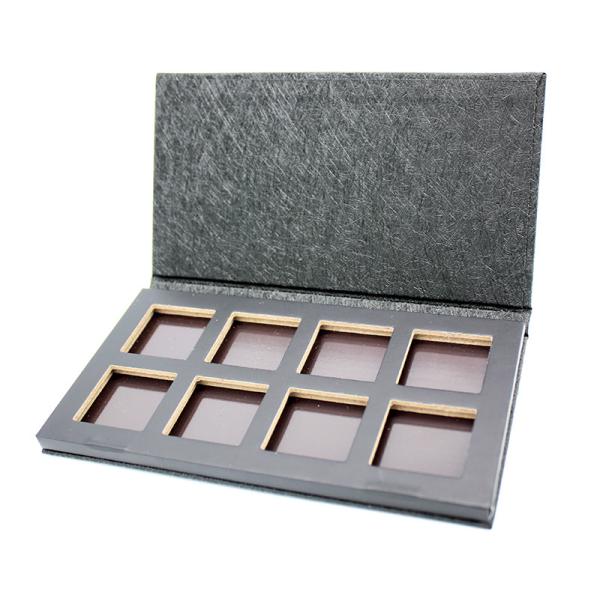 Straw Paper Custom Eyeshadow Palette Packaging 8 Colors CMYK PMS Printing