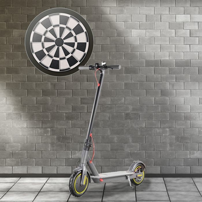 Lithium Battery Aluminum Electric Scooter , 30km/H Adult Electric Scooter