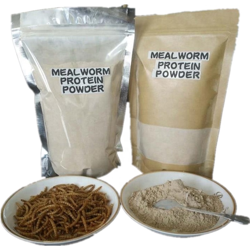 1 Year Shelf Life Dried Mealworm Protein Supplement