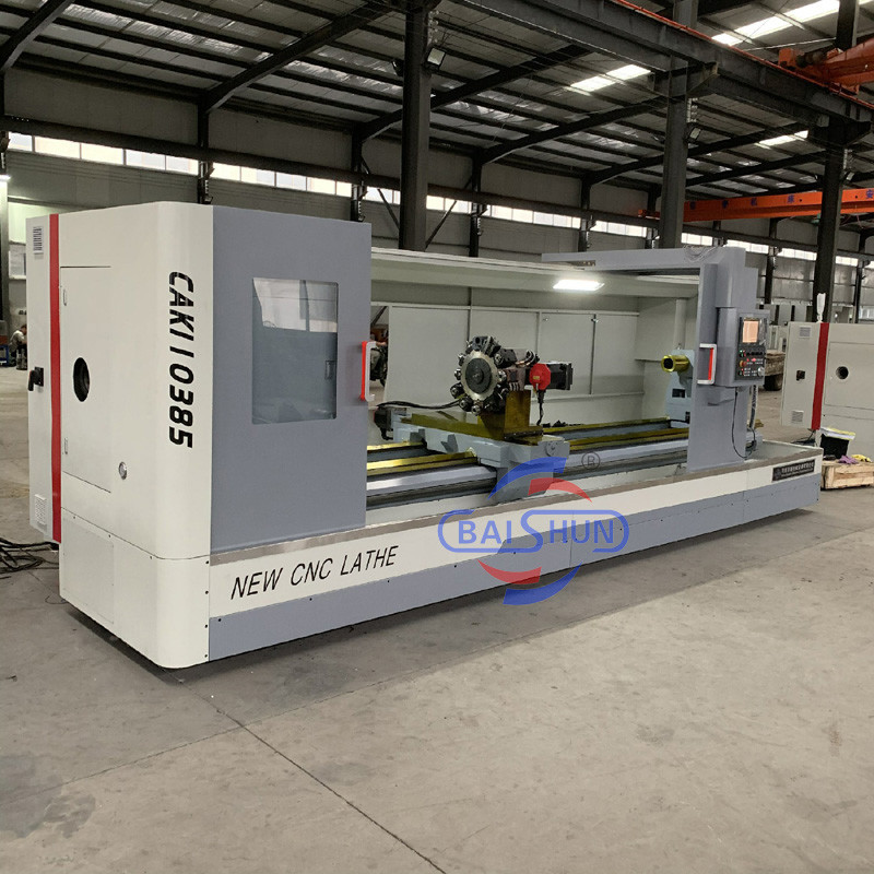 Flat Bed Cnc Horizontal Lathe Machine Automatic Metal Processing