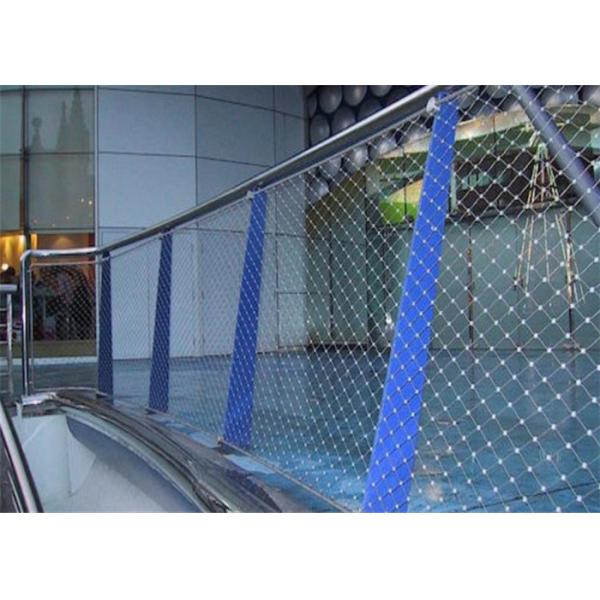 OEM 7 * 7 Woven Stainless Steel Wire Rope Mesh For Global Decoration And Protection
