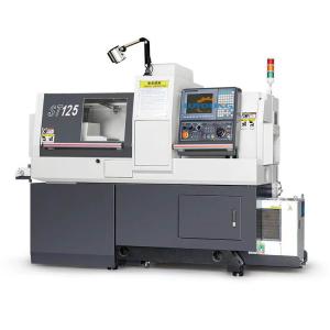 CNC SWISS TYPE AUTOMATIC LATHE SM125 HORIZONTAL 2 SPINDLE 5 AXIS  CE