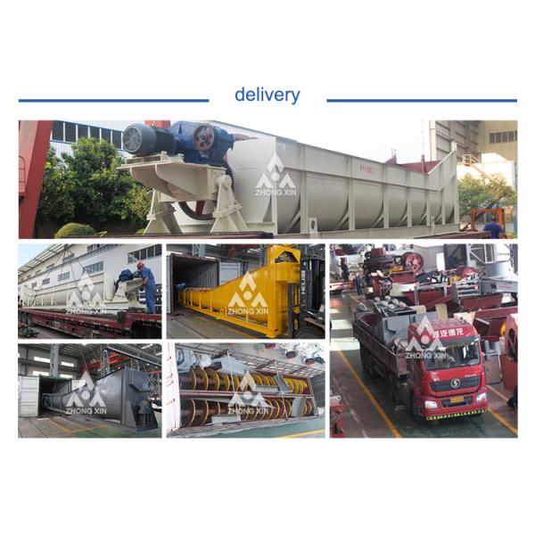 Large Capacity Spiral Sand Washer Machine For Construction