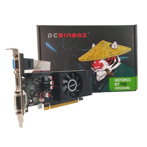 Quality PCWINMAX GT730 2G 4G Gaming Graphic Cards DDR3 DDR5 64 Bit 128 Bit for sale