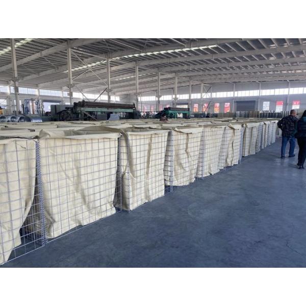 76.2x76.2mm Galfan Coated Defensive Hesco Bag
