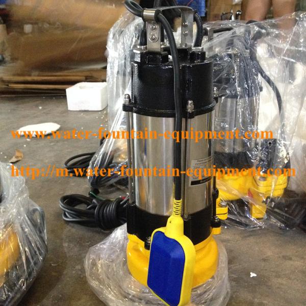 10m Head Automatic Sewage Water Fountain Pumps With Floating Ball To Start Stop Control