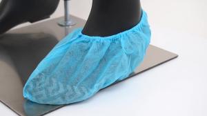 Disposable Anti Slip Shoe Covers PP Single Layer Elastic Opening