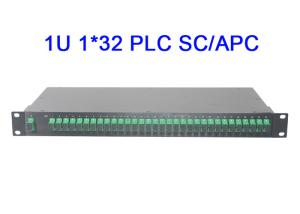 China 1U 1x32 Fiber Optical PLC Splitter Module Rack Mount Digital Low insertion loss wholesale