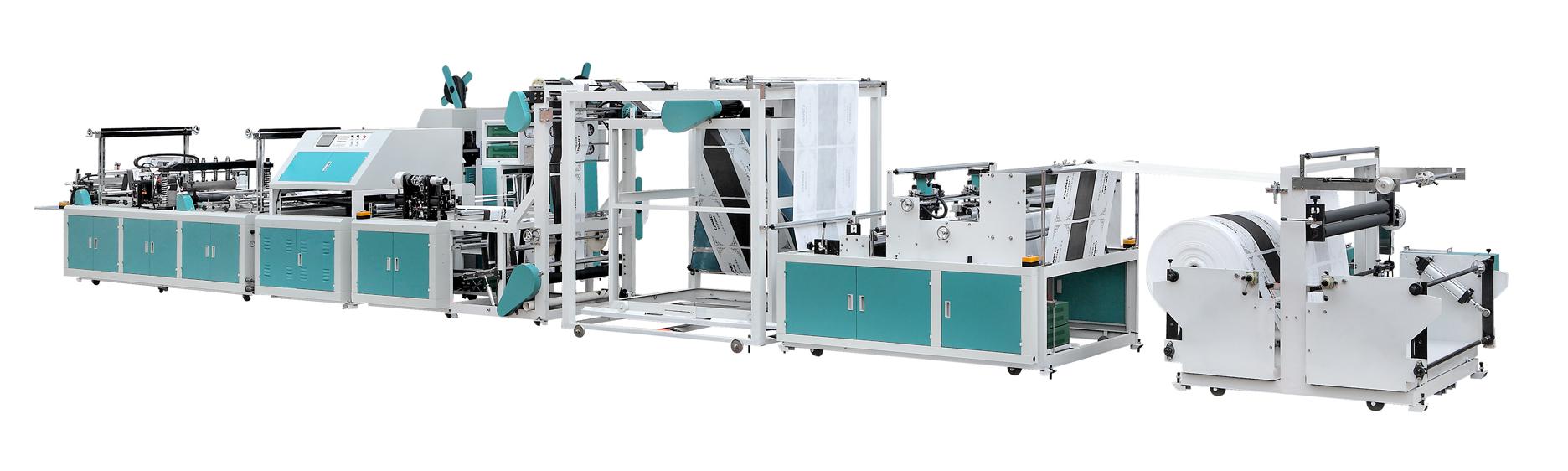 PP automatic non woven bag making machines / carry bag machine