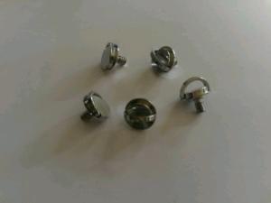 Customized CNC Turning Machining Brass Screws with Nickel Plating For Industrial