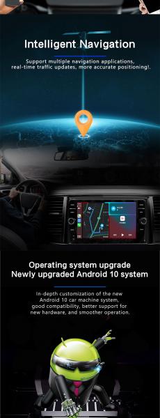 Universal Year Car Multimedia Navigation with Full Touch Screen QELD and 2GB 32GB RAM/ROM