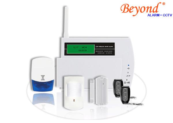House GSM alarm system with LCD Screen display, Rubber keypad buttons and