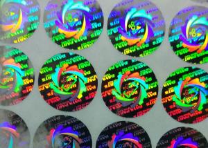 China One-Time Use Custom 3D Laser Holographic Labels With Logo Tamper-Evident &amp; Anti-Counterfeit Stickers wholesale