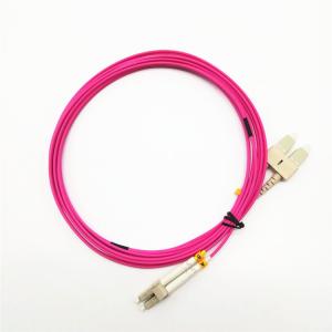 Low Return Loss Sensors Om4 Duplex Fiber Optic Patch Cord