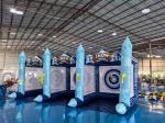 Inflatable Axe Throwing Game Inflatable Ball Toss Target Dart Board Game Velcro